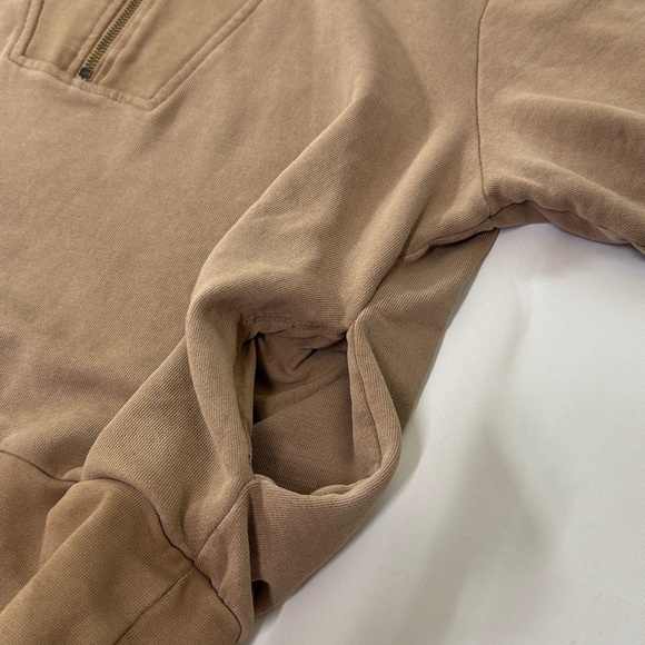 Blank NYC Tan Quarter-Zip Sweater - Picture 8 of 9